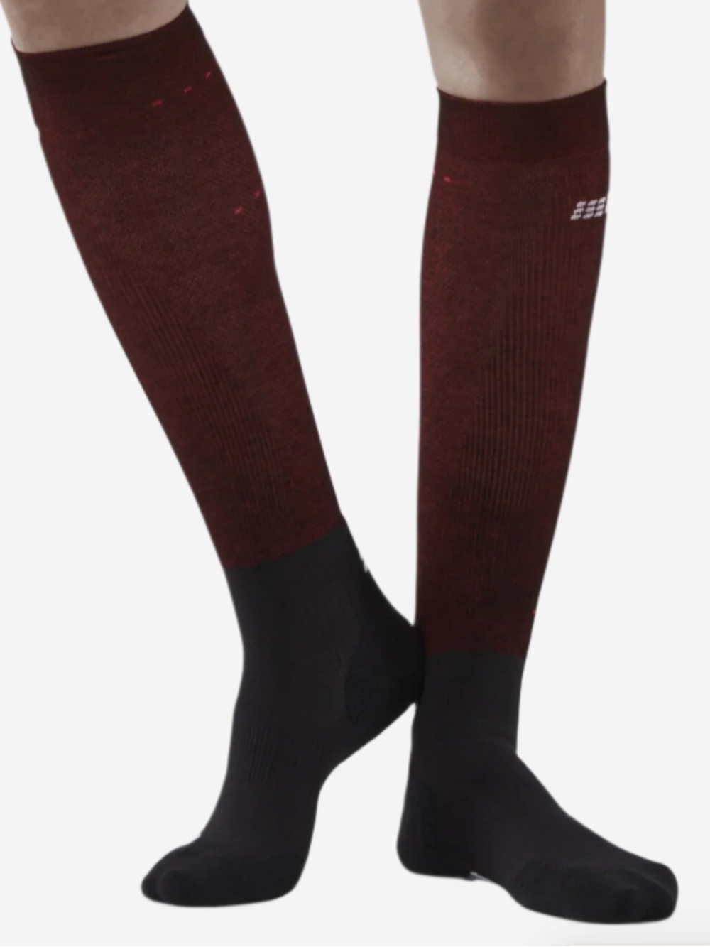 CEP Infrared Recovery Compression Socks, Women, Size III (8.5-9) Black/Red, NWT